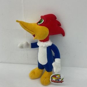 NWT Woody Woodpecker Red Stuffed Animal Plush Toy Cartoon Bird